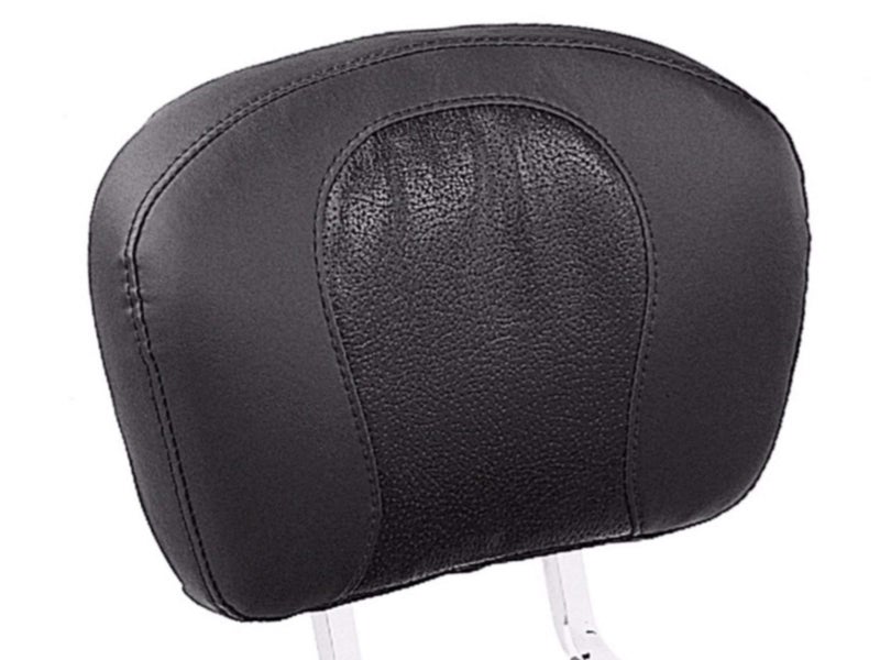 Eagle Skull FatBoy Style Stitch Low Bucket Rear Passenger Backrest Pad for Harley Davidson Softail Fat Boy Heritage Dyna Street Bob Sportster Iron Sissy Bar Pads Back Rest Sissybar Medallion Upright REF 52347-97 - Image 2